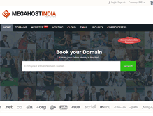 Tablet Screenshot of megahostindia.com